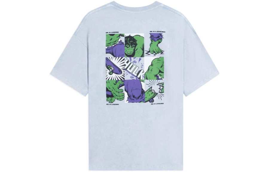Li-Ning Li Ning x MARVEL Disney T Shirt Unisex Mist Blue
