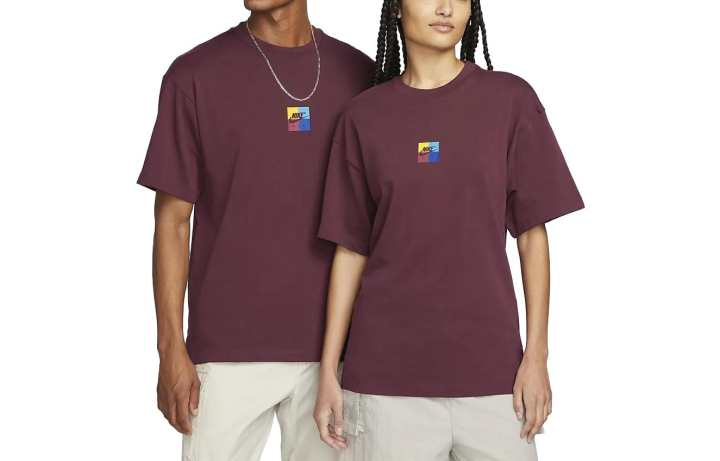 Nike Nike T Shirt Unisex Night Chestnut