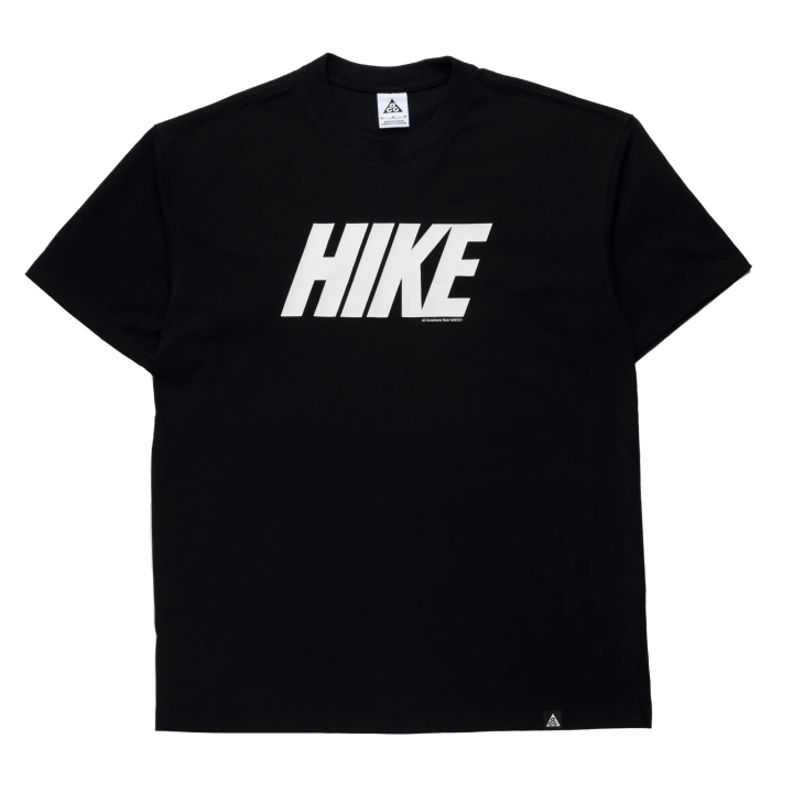 Nike Nike T Shirts Men's Black Crew Neck Moderate Straight Fit
