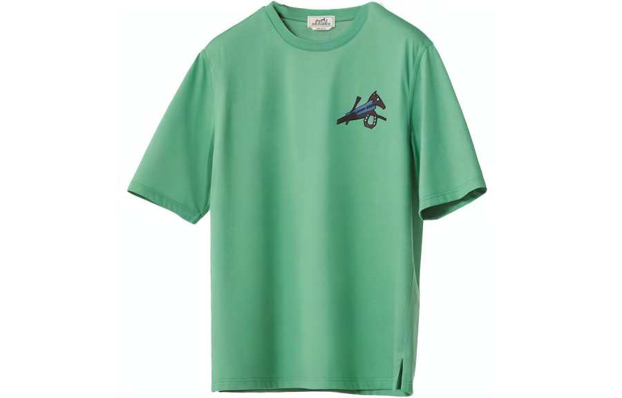 HERMES HERMES T Shirt Men's Soft Green