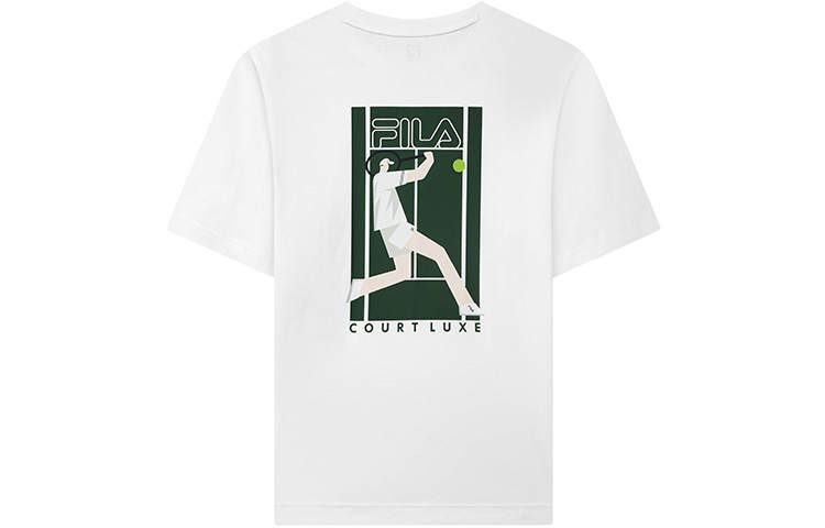FILA Athletics T Shirt Men's Jade White