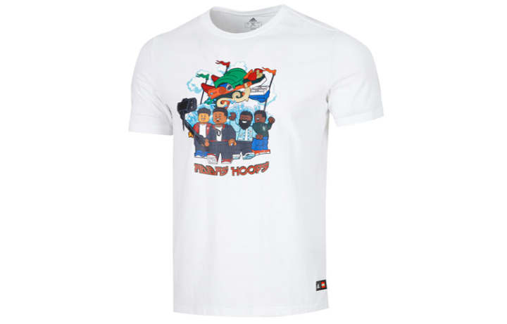 Adidas Adidas Set in Sleeve T Shirt Men's White