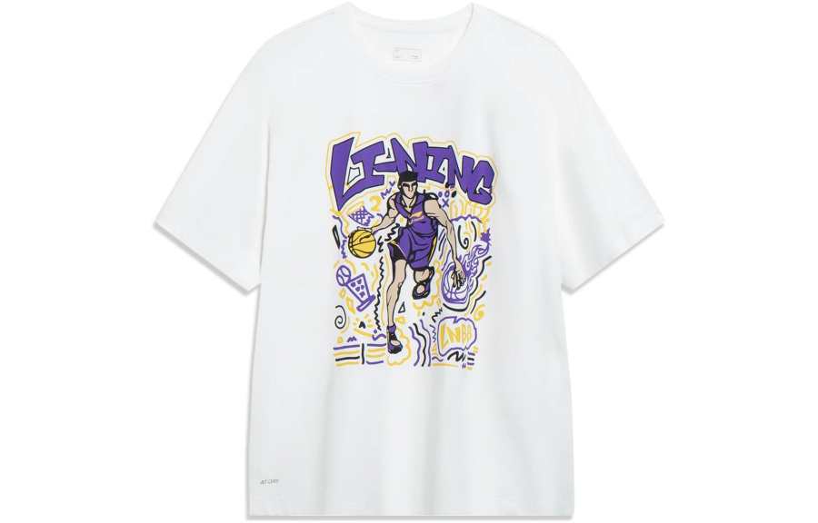Li-Ning Li Ning Sports Fashion Collection T Shirt Men's White