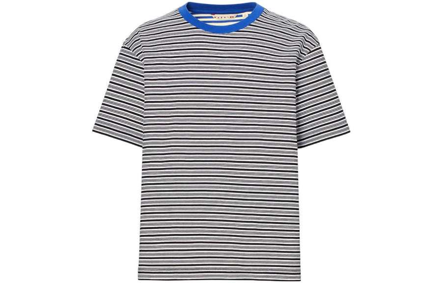 UNIQLO X Marni Border Crewneck T Shirt