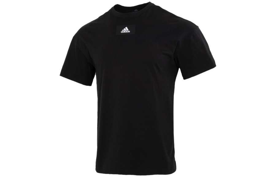Adidas Adidas Drop Shoulder Sleeve T-Shirt Men's Black
