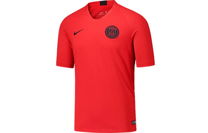 Nike Nike T Shirts Men's Red V Neck Moderate Straight Fit