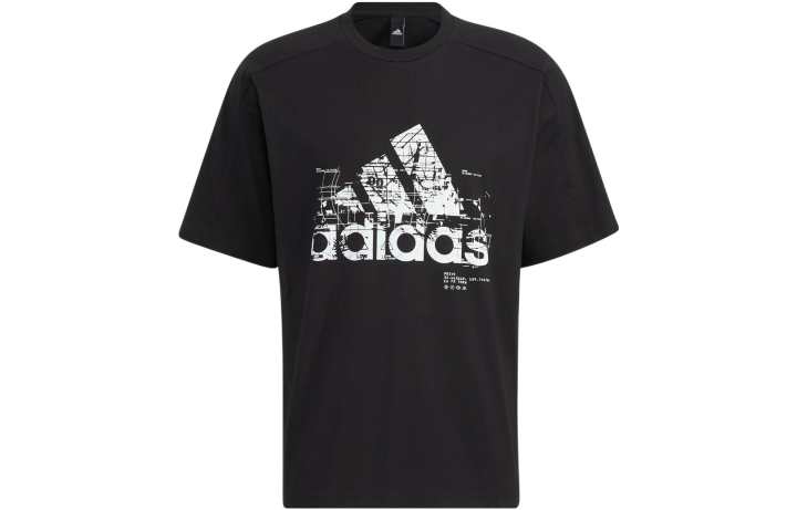Adidas Adidas T Shirts Men's Crew Neck Moderate Straight Fit