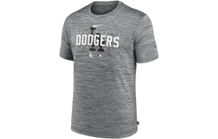 Nike Nike T Shirts Men's Gray Crew Neck Moderate Straight Fit