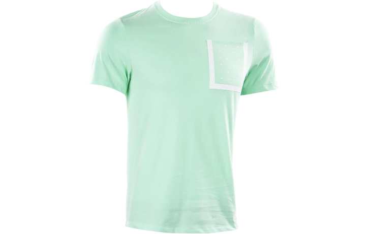 Nike Nike T Shirts Men's Green Crew Neck Moderate Straight Fit