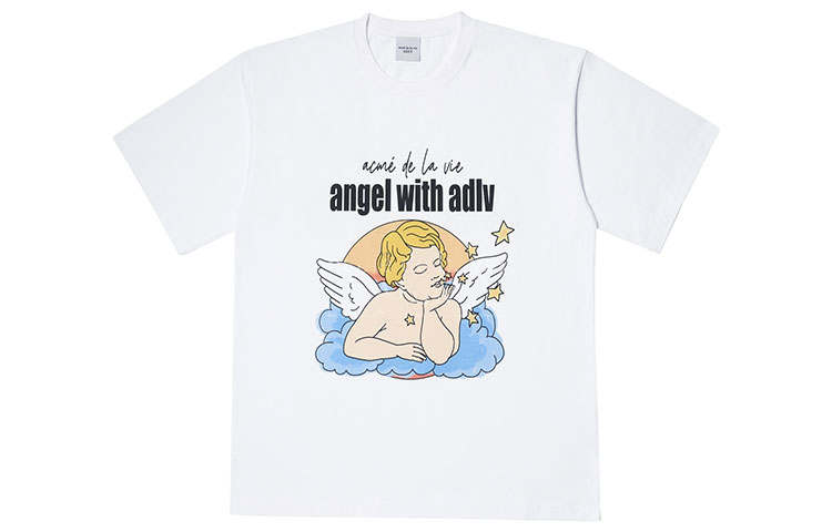 Acme De La Vie Acme De La Vie/ADLV Straight Fit T Shirt Unisex White