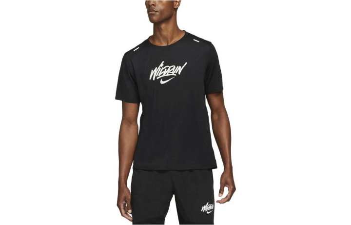 Nike Nike T Shirts Men's Black Crew Neck Thin Straight Fit