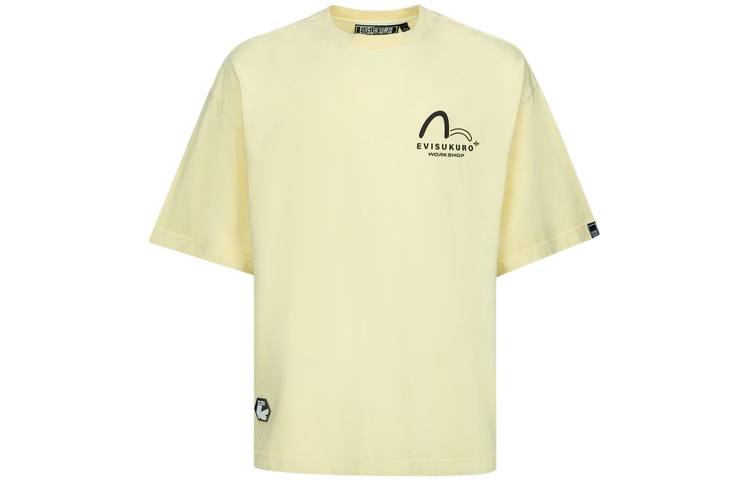 EVISU T Shirts Men's Crew Neck Moderate Straight Fit