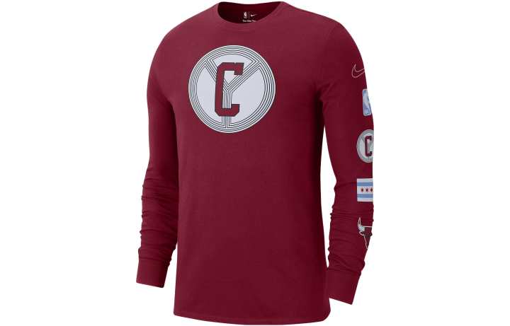 Nike Nike T Shirts Men's Dark Red Crew Neck Moderate Straight Fit