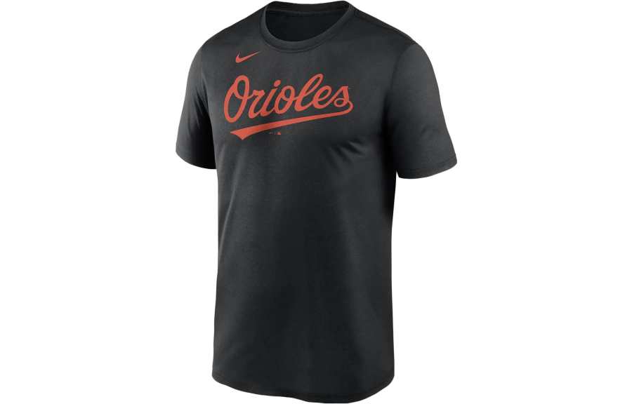 Nike Nike Baltimore Orioles Arched Wordmark Men's Nike Dri-FIT Mlb Hooded T-Shirt