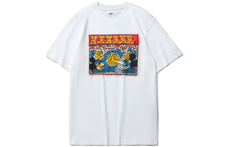 Li-Ning Li Ning Disney T Shirt Men's White