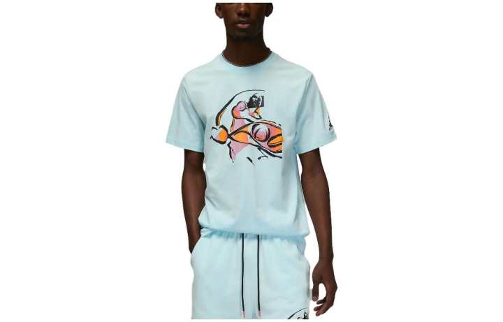 Jordan Jordan Flight MVP T Shirt Men's Light Cyan