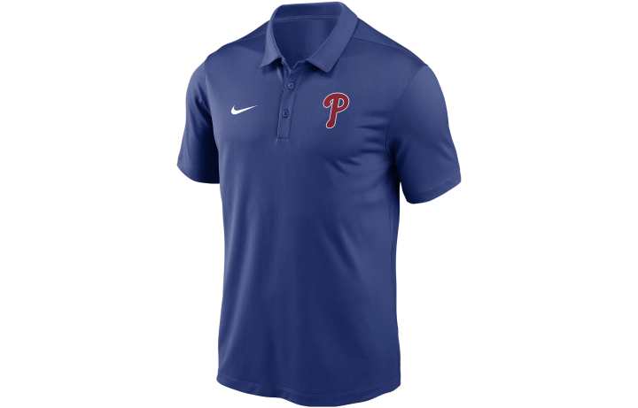 Nike Nike T Shirts Men's Blue Polo Collar Moderate Straight Fit