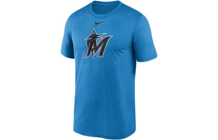 Nike Nike T Shirts Men's Blue Crew Neck Moderate Straight Fit