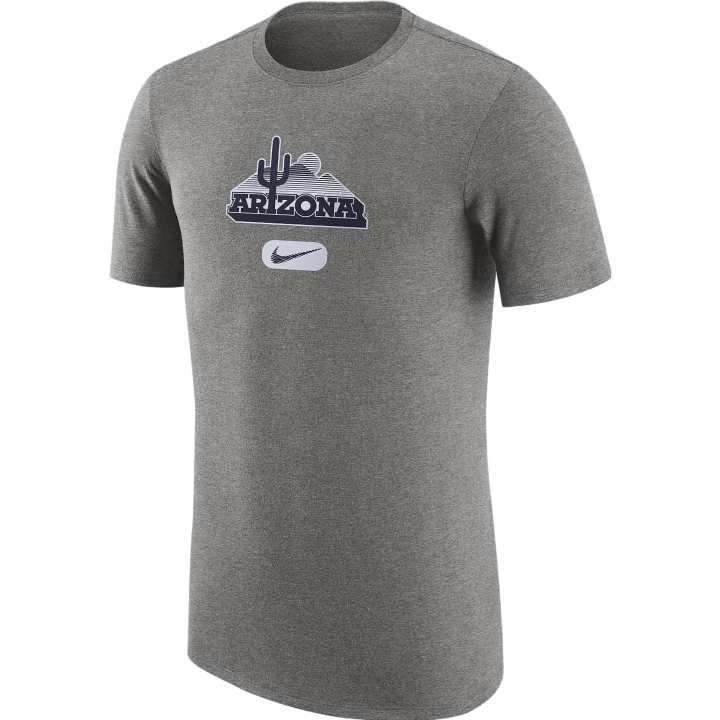 Nike Nike T Shirts Men's Dark Gray Crew Neck Moderate Straight Fit