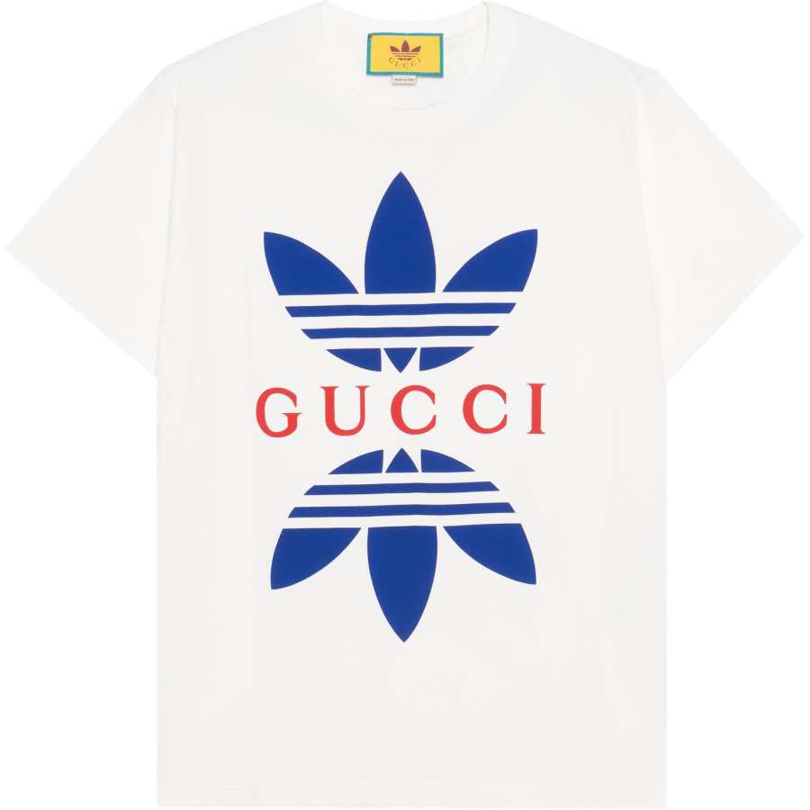GUCCI X Adidas Cotton Jersey T Shirt