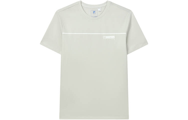 FILA T Shirts Men's Even Ivory Crew Neck Moderate Straight Fit