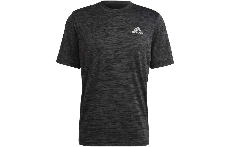 Adidas Adidas T Shirts Men's Gray Crew Neck Moderate Straight Fit