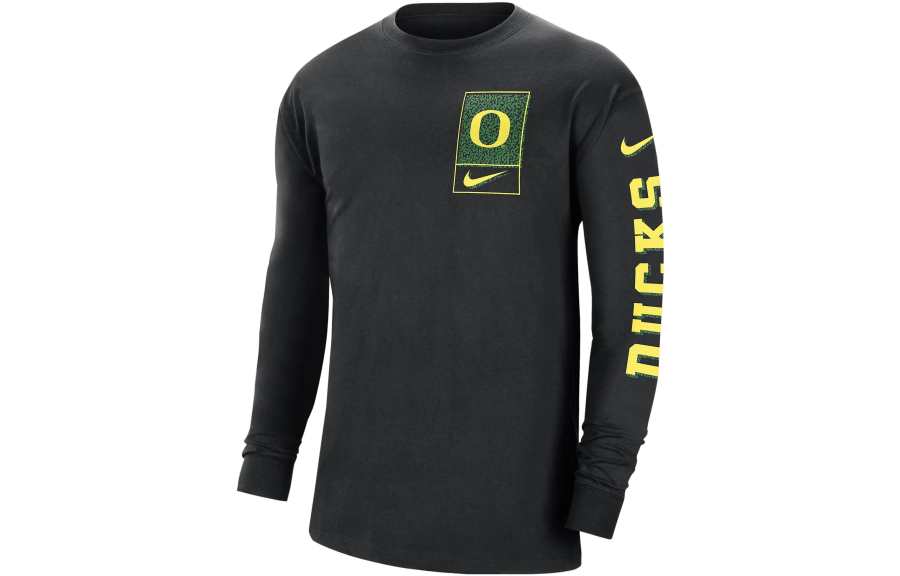 Nike Nike T Shirts Men's Black Crew Neck Moderate Straight Fit