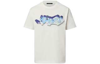 LOUIS VUITTON 3D Lv Graffiti Embroidered T Shirt