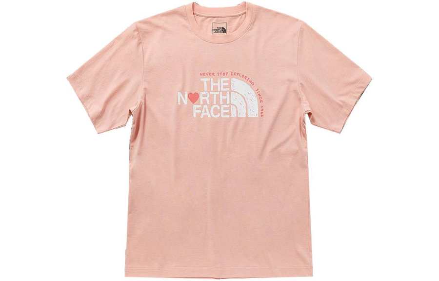 THE NORTH FACE Heart SS22 T Shirt Unisex Pink