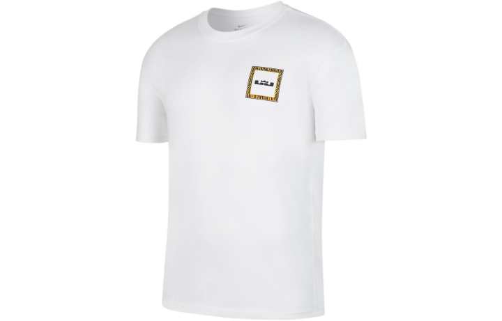 Nike Nike T Shirts Men's White Crew Neck Moderate Straight Fit