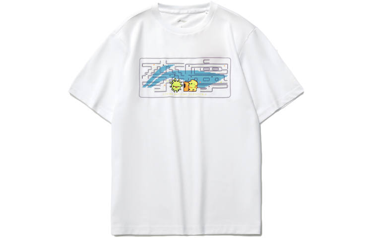 Li-Ning Li Ning Sports Fashion Collection T Shirts Unisex Crew Neck Moderate