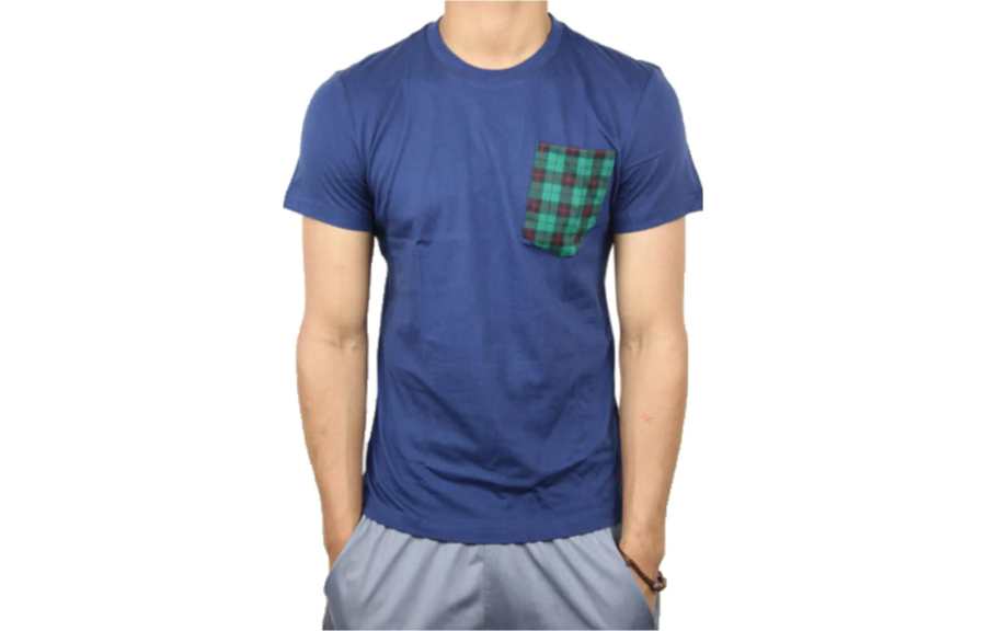 Adidas Adidas T Shirts Men's Blue Crew Neck Moderate Straight Fit