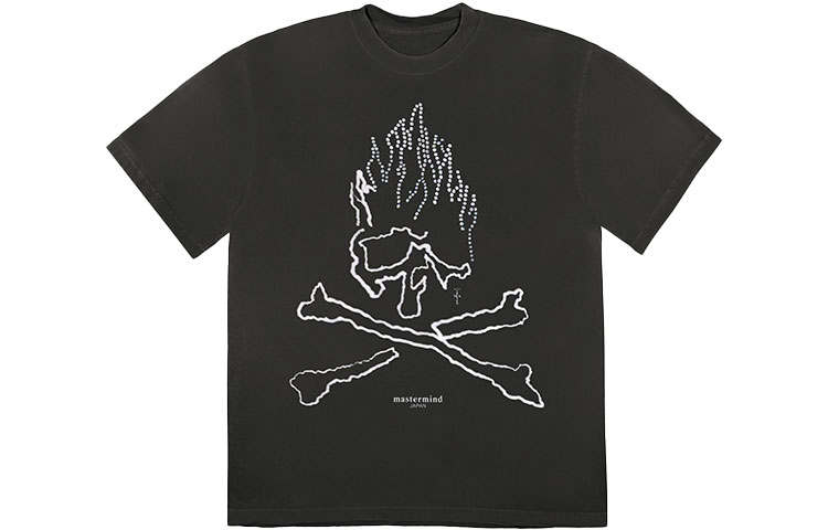 Travis Scott Travis Scott Cactus Jack For Mastermind Skull T shirt