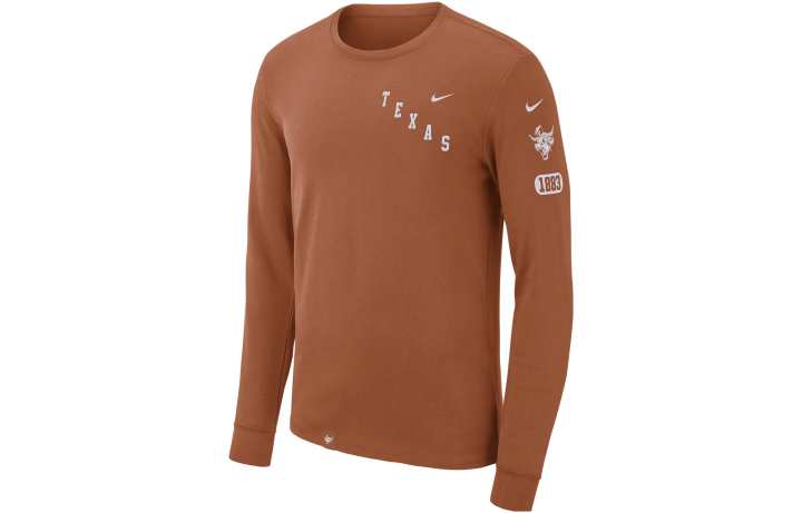Nike Nike T Shirts Men's Desert Orange Crew Neck Moderate Straight Fit