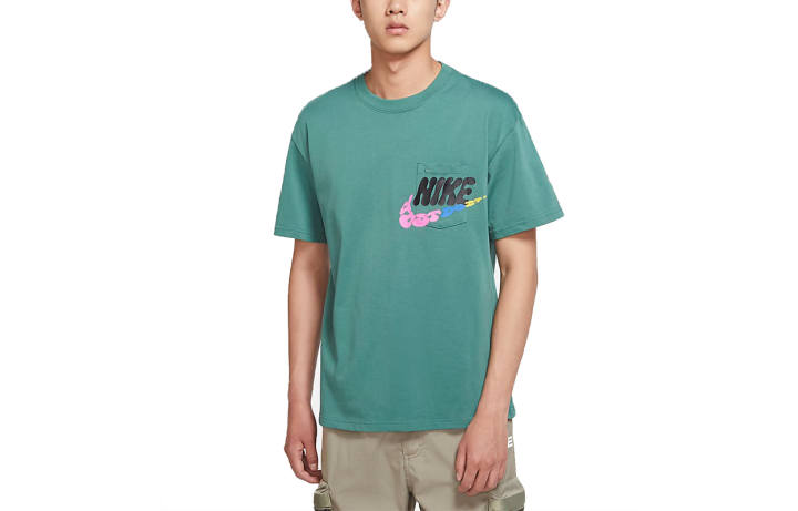 Nike Nike Set-in Sleeve T-Shirt Men's Green