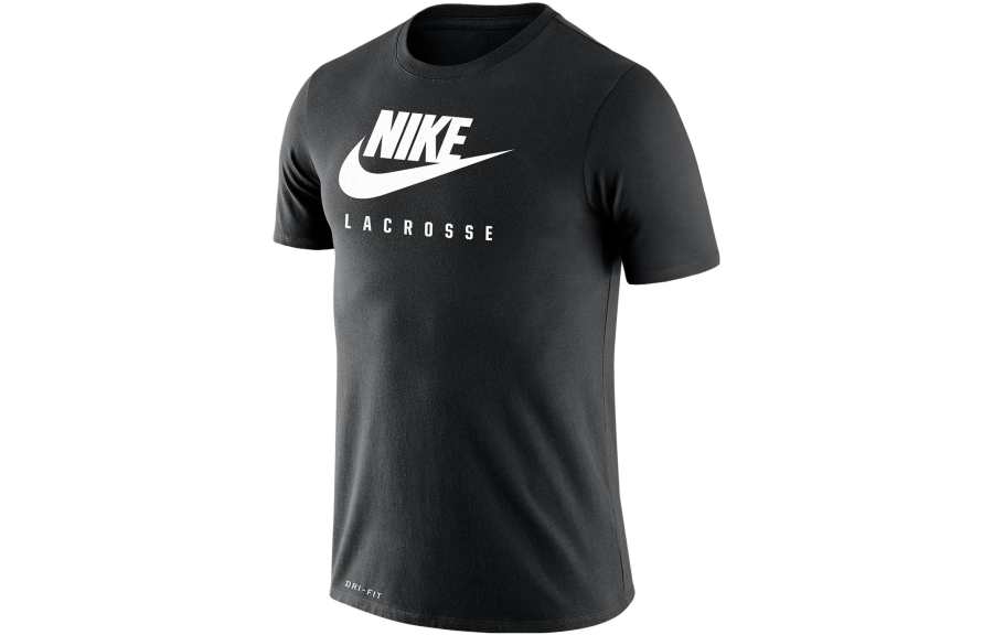 Nike Nike T Shirts Men's Black Crew Neck Moderate Straight Fit