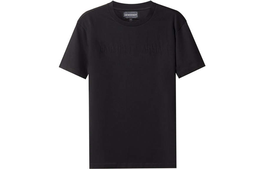 EMPORIO ARMANI SS23 T Shirt Men's Black