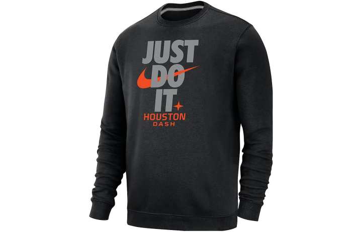 Nike Nike Houston Dash Club Fleece Men's Nike Soccer Crew Neck Sweatshirt
