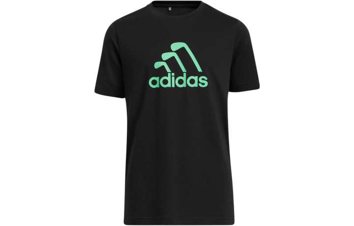 Adidas Adidas T Shirts Men's Black Crew Neck Moderate Straight Fit