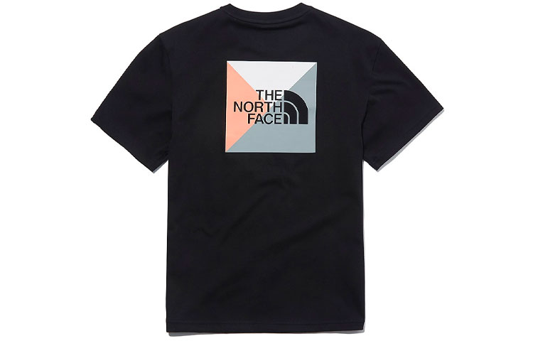 THE NORTH FACE T Shirts Men's Black Crew Neck Moderate Straight Fit