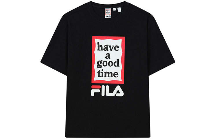 FILA x Have A Good Time T Shirt Unisex Jet Black