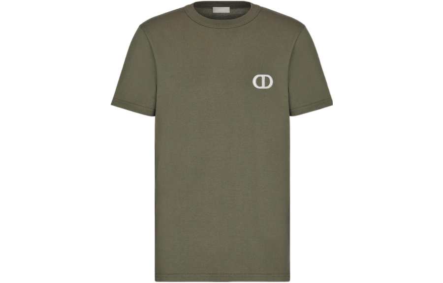 DIOR Quarterly New Products SS23 Regular T-Shirt Men's Olive