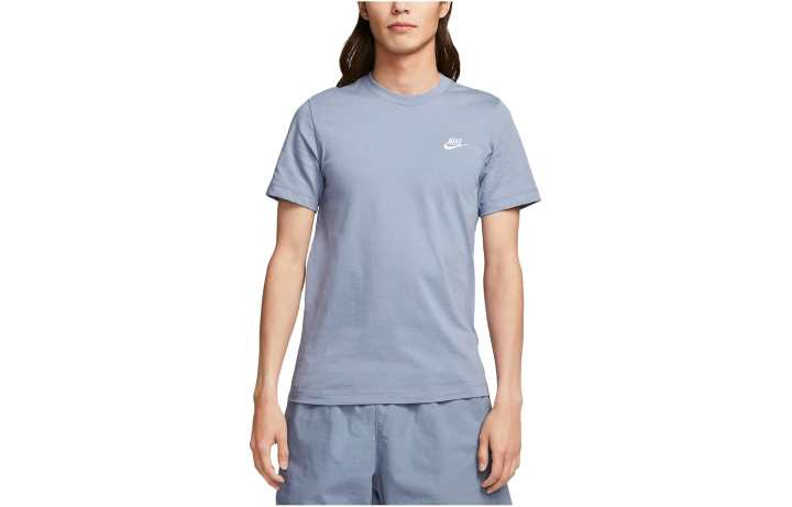 Nike Nike T Shirts Men's Purple Crew Neck Moderate Straight Fit