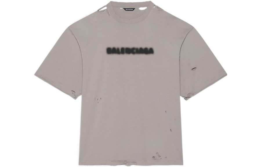 Balenciaga Wide Fit Blurry T Shirt