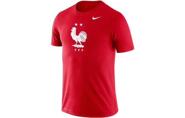 Nike Nike T Shirts Men's Red Crew Neck Moderate Straight Fit
