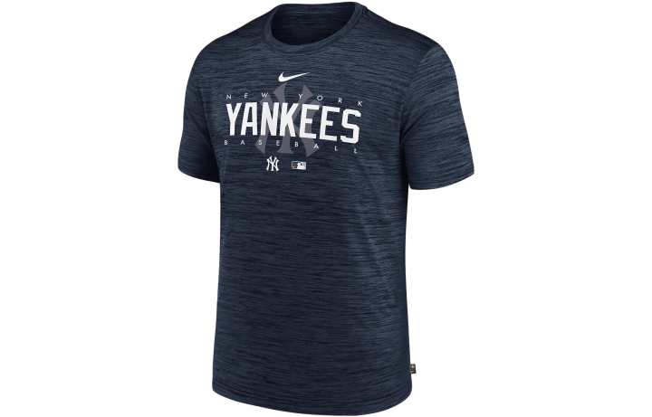 Nike Nike T Shirts Men's Marine Blue Crew Neck Moderate Straight Fit