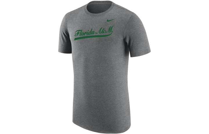 Nike Nike T Shirts Men's Gray Crew Neck Moderate Straight Fit
