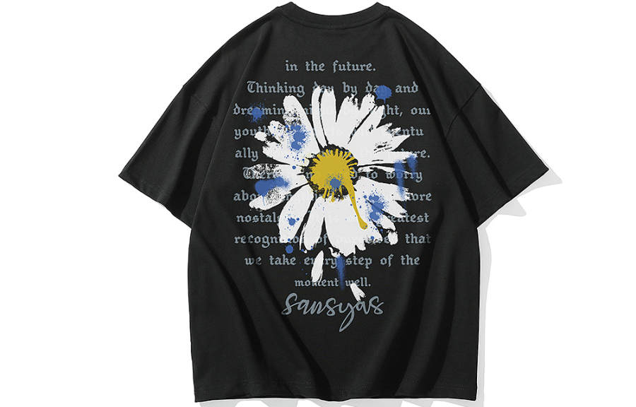 SANSYAS T Shirts Unisex Crew Neck Moderate
