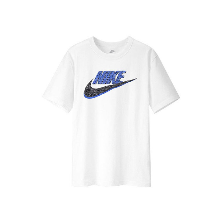 Nike Nike T Shirts Men's White Crew Neck Moderate Straight Fit