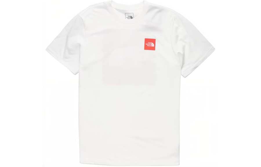 THE NORTH FACE T Shirts Unisex White Crew Neck Moderate Straight Fit
